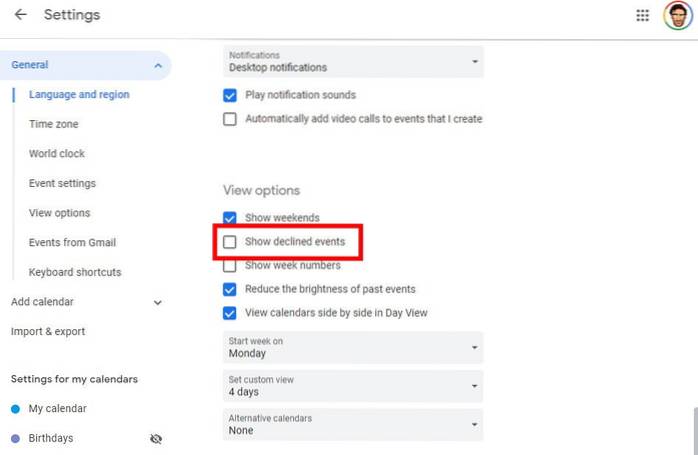 Como se livrar do spam no Google Agenda