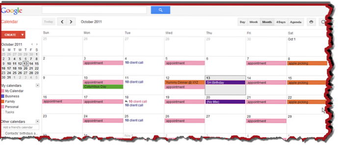 Como obter o máximo do Google Agenda