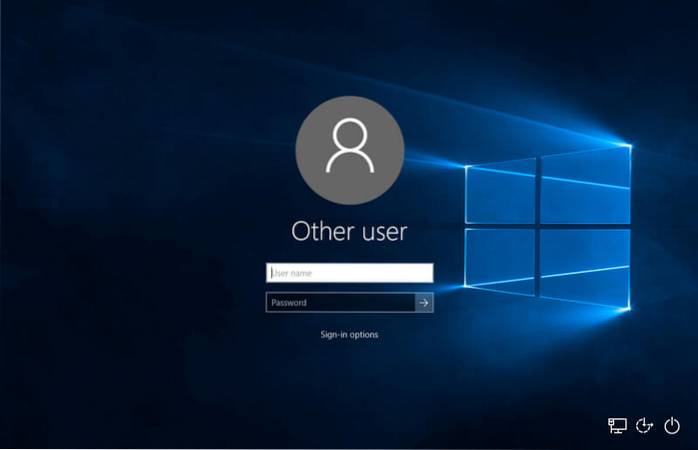 Cum să ascundeți detaliile utilizatorului pe ecranul de conectare Windows 10