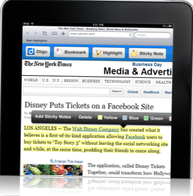 hvordan man fremhæver på safari ipad
