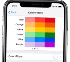 hvordan man fremhæver gul på iphone
