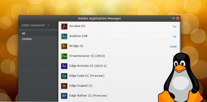 How to Install Adobe Creative Cloud Apps in Linux