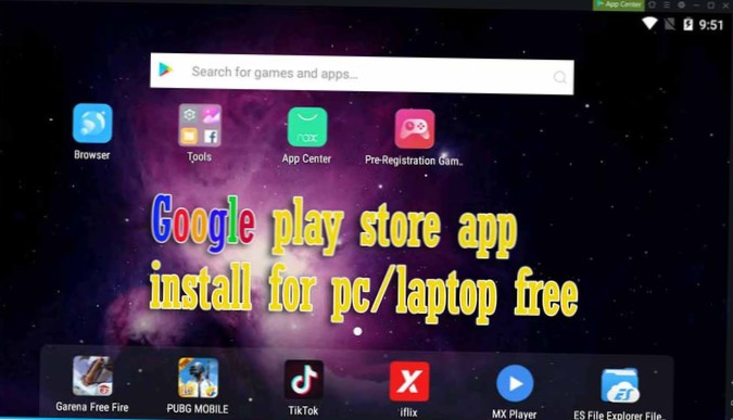 Wie installiere ich Apps kostenlos auf einem Laptop?