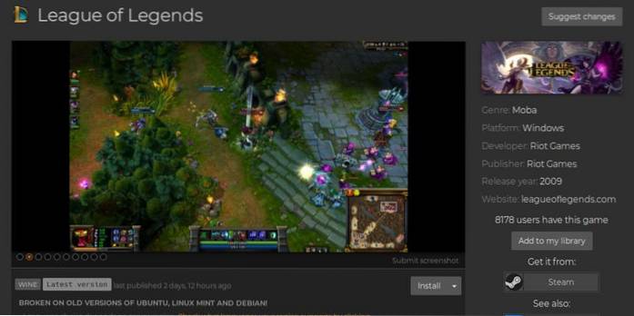 Como instalar o League of Legends no Linux