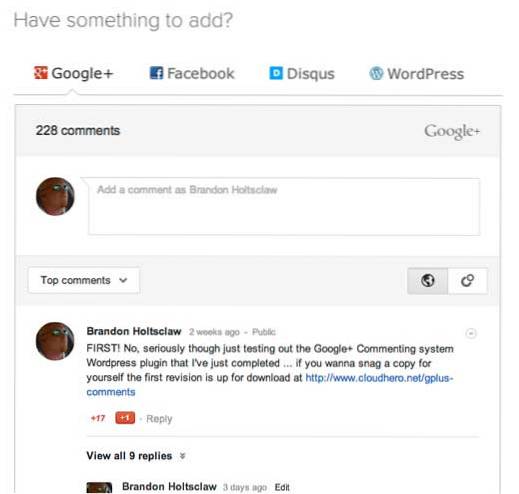 How to Integrate Google Plus Comments to WordPress