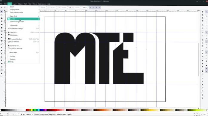 Come creare un logo semplice con InkScape