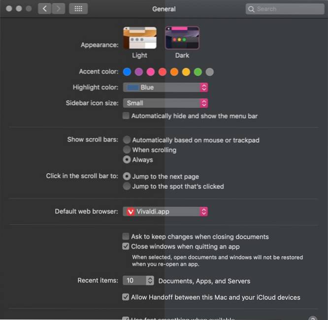 Hvordan man laver macOS Mojaves mørke tilstand endnu mørkere