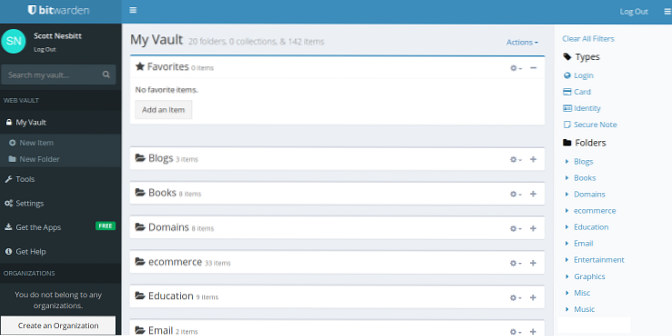 Comment gérer vos mots de passe avec BitWarden