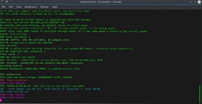 Cum să Mine ZCash pe Linux