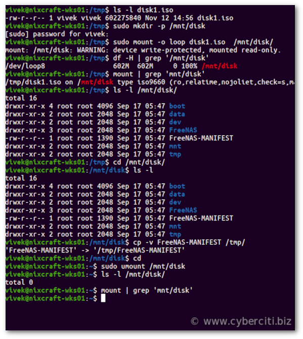 How to Mount an ISO File in Linux