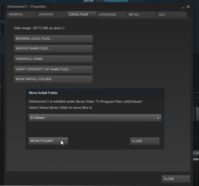 How to Move Steam Games to Another Drive