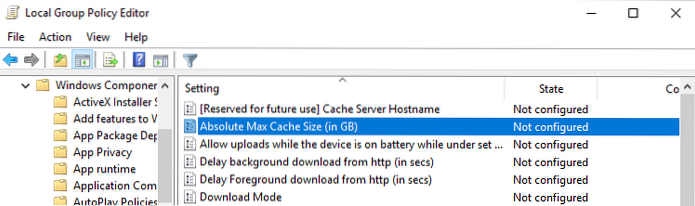 Como otimizar o cache de otimização de entrega no Windows 10
