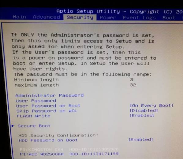 Jak chránit vaše pevné disky heslem z BIOS / UEFI