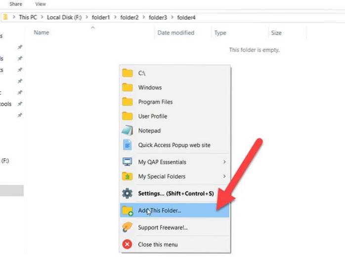 Jak rychle přistupovat k oblíbeným souborům a složkám v systému Windows pomocí rychlého přístupu