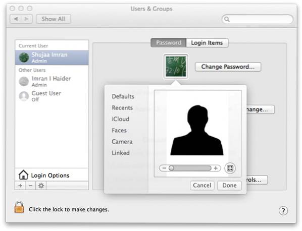 How to Remove the Account Picture from Your OS X User Account