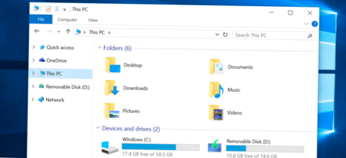 hvordan du fjerner denne PC-en fra skrivebordet Windows 10