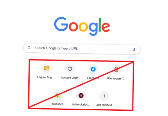 how to restore most visited sites on chrome