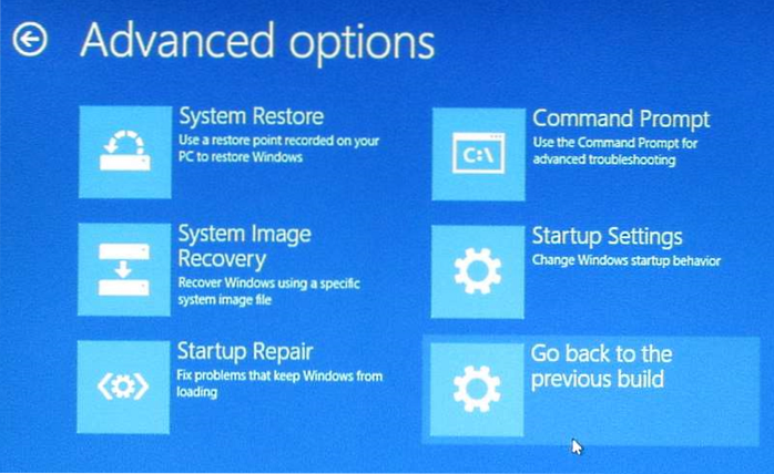 How to Revert to Previous Builds in Windows 10