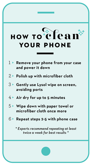How to Sanitize and Clean Your Phone