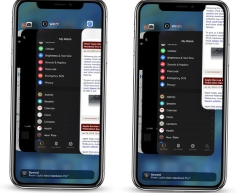So sehen Sie, welche Apps auf dem iPhone 10 ausgeführt werden