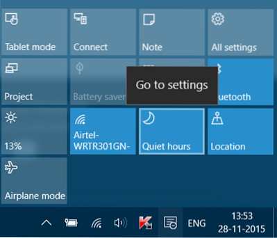 Stille uren instellen en configureren in Windows 10