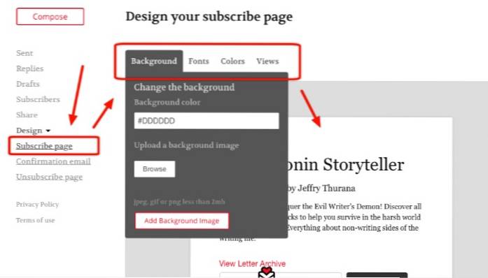 How to Set Up Free Email Subscription Service with TinyLetter