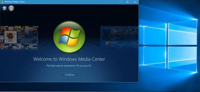 Come configurare Windows Media Center su Windows 10