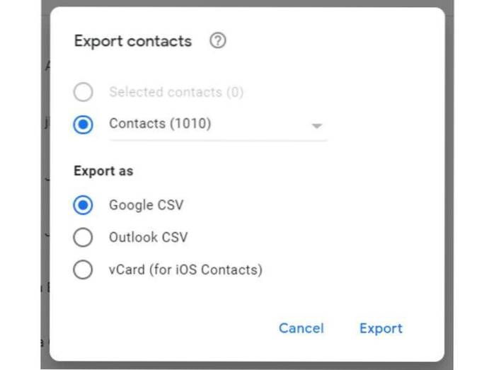 So übertragen Sie Google Mail-Kontakte von einem Konto auf ein anderes