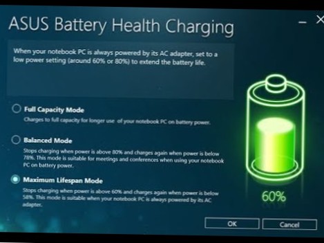 come disattivare la durata della batteria extender windows 10 asus