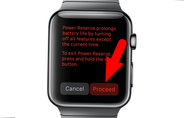 jak vypnout spořič baterie Apple hodinky