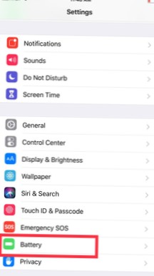 how to turn off low power mode on iphone 11
