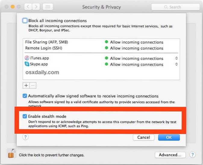 Comment activer le mode furtif dans le pare-feu de votre Mac