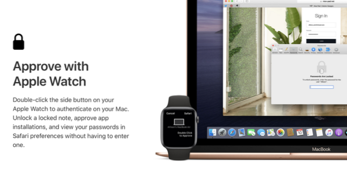Jak používat „Schválit s Apple Watch“ na macOS Catalina