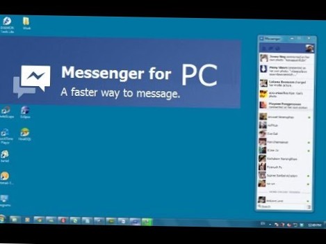 como usar o facebook messenger no pc