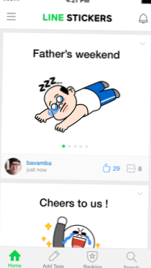 how to use line stickers in other apps android