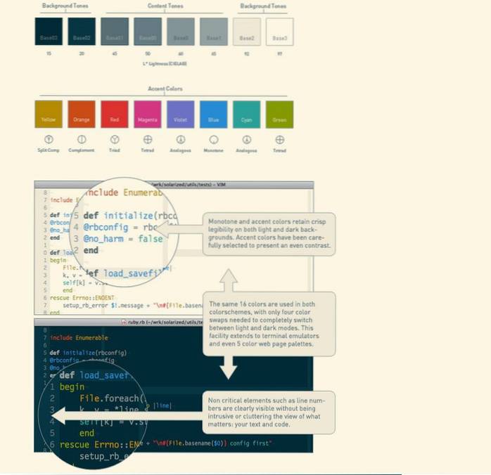 How to Use The Solarized Color Scheme In Your Applications to Prevent Eye Strain