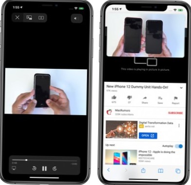 hvordan man ser youtube og tekst på samme tid iphone