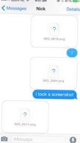 images imessage ne s'affichent pas