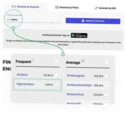 ingramer hashtag generator
