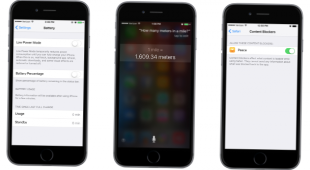 recursos do iOS 9