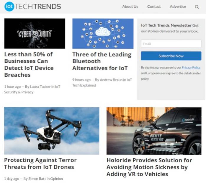 Tendințe tehnice IoT în care puteți afla totul despre internetul obiectelor