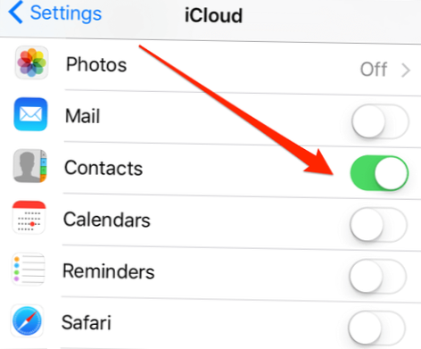 iPhone-Kontakte öffnen sich nicht