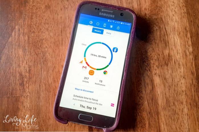 Je užitečné zjistit, jak trávíte čas na svém mobilním zařízení?