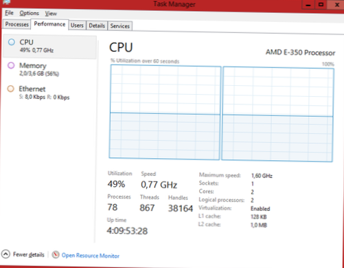limitare l'utilizzo della CPU Windows Server 2012