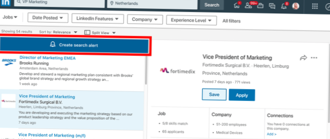 Linkedin-Warnungen