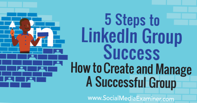 gestire gruppi linkedin
