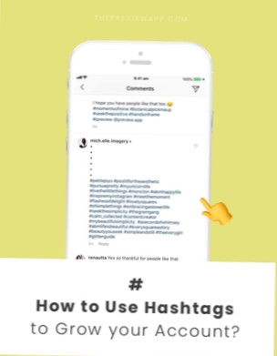 hashtags de portée moyenne pour instagram