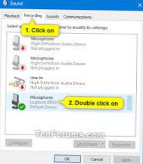 microphone passe à travers les fenêtres