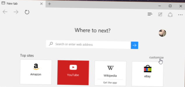 Le fil d'actualité Microsoft Edge ne s'affiche pas