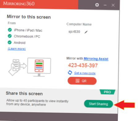Mirroring360 computer not found
